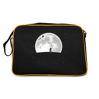 Kite Flying - Retro Bag - black/gold - Back