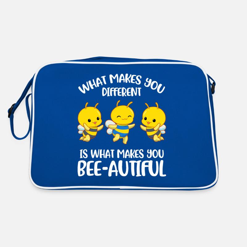 Different Down Syndrome Awareness Geschenk Retro Tasche