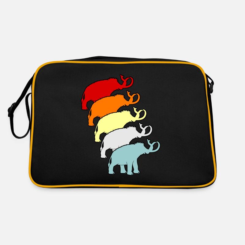 Mammouth - Sac Retro - noir/or