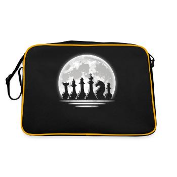 Échecs - Sac Retro - noir/or - Dos