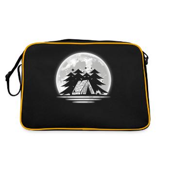Camp Camping Camper Moon - Retro Bag - black/gold - Back