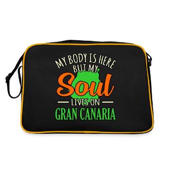 Gran Canaria - Retro Bag - black/gold - Back