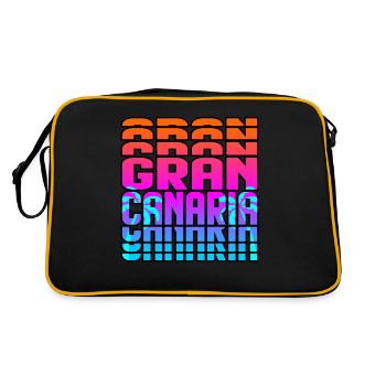 Gran Canaria - Retro Bag - black/gold - Back