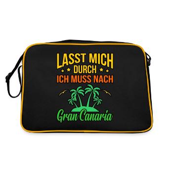Gran Canaria - Retro Bag - black/gold - Back