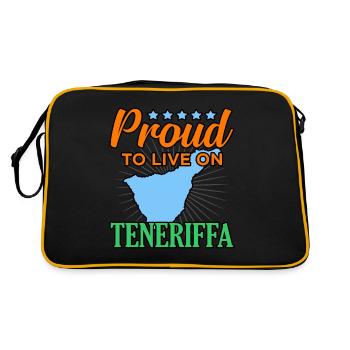 Ténérife - Sac Retro - noir/or - Dos