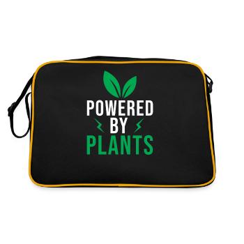Powered by Plants - Retro Bag - black/gold - Back