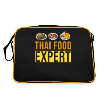 Thai Food Expert - Retro Bag - black/gold - Back