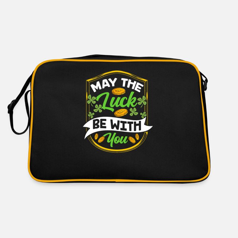 Que le bonheur soit avec vous Irlandais irlandais Sac Retro