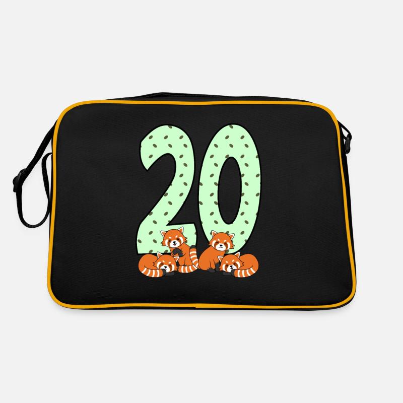 20. Geburtstag Retro Tasche