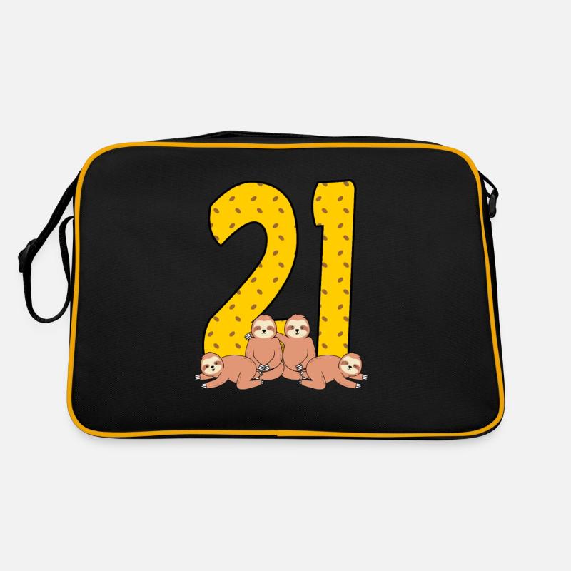 21. Geburtstag Retro Tasche