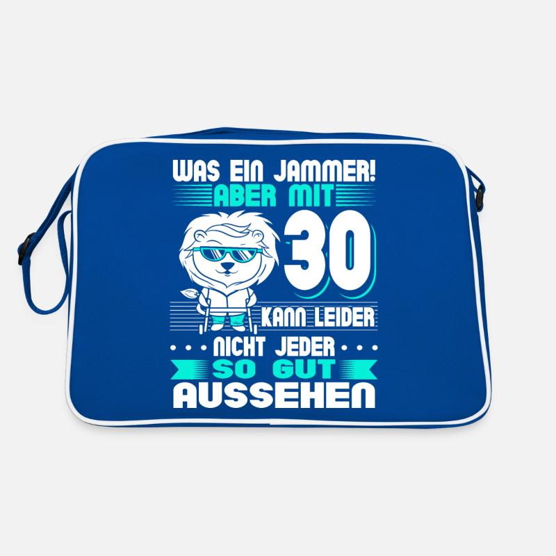 30 Geburtstag Mann Retro Tasche