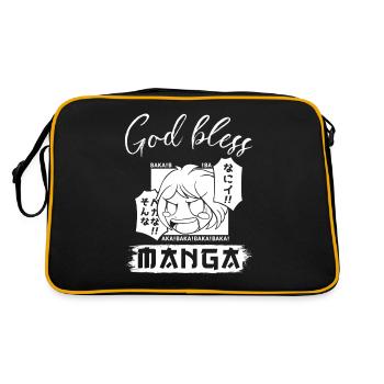 Cadeau Manga - Sac Retro - noir/or - Dos