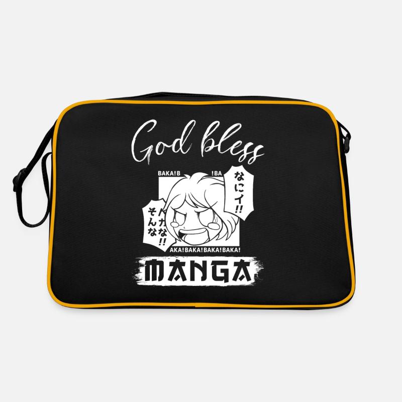 Manga Gift - Retro Bag - black/gold