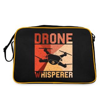 Drone - Retro Tasche - Schwarz/Gold - Hinten