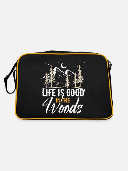 Outdoor - Retro Bag - black/gold - Back
