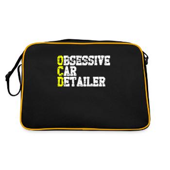 Car Detailing Car Wash Car Detailer Polisher - - Retro Bag - black/gold - Back