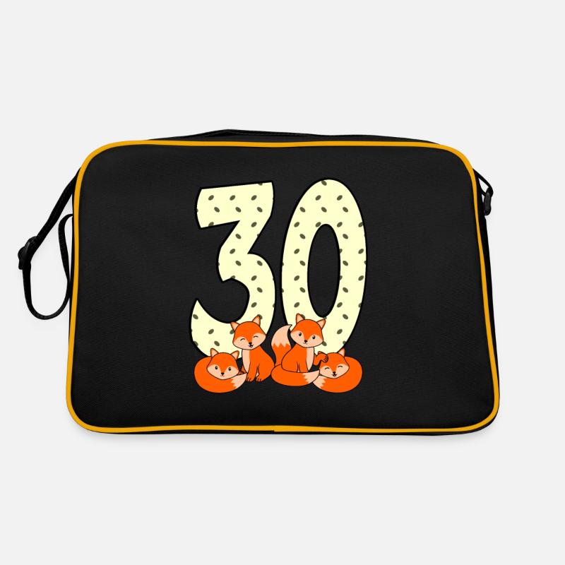 30. Geburtstag Retro Tasche