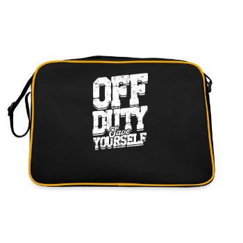 En dehors des heures de service, sauvez-vous - Secourisme paramédical - Sac Retro - noir/or - Dos