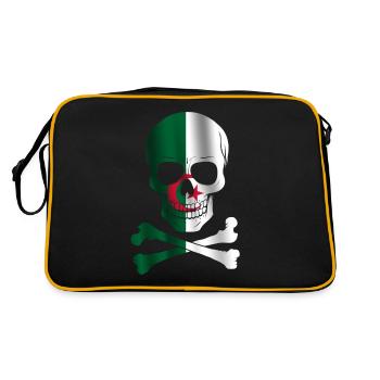 Drapeau de l’Algérie - Sac Retro - noir/or - Dos