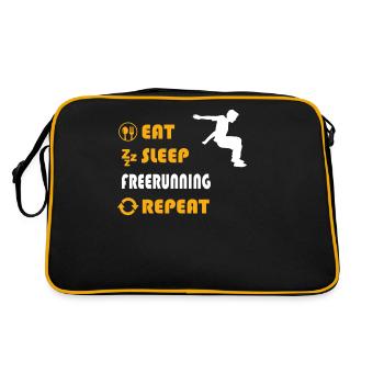 Freerunning Graphic T-Shirt - Retro Bag - black/gold - Back