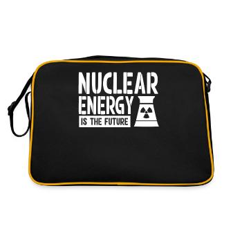 L’énergie nucléaire est l’avenir Énergie nucléaire Énergie nucléaire - Sac Retro - noir/or - Dos