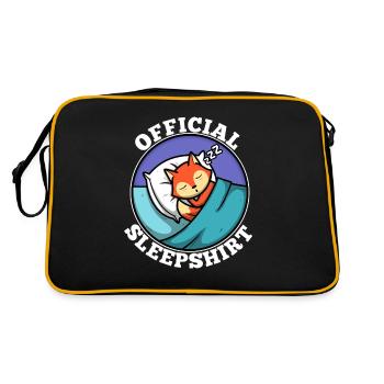 Chemise de nuit officielle Pyjama Fox - Sac Retro - noir/or - Dos
