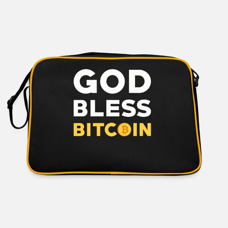 Le Bitcoin - Sac Retro - noir/or