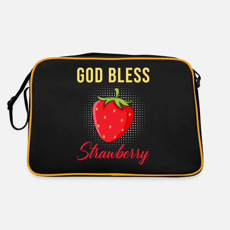 Les fraises adorent dire Sac Retro