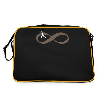 HURLING FOR EVER Hurling Team Infinity - Retro Bag - black/gold - Back