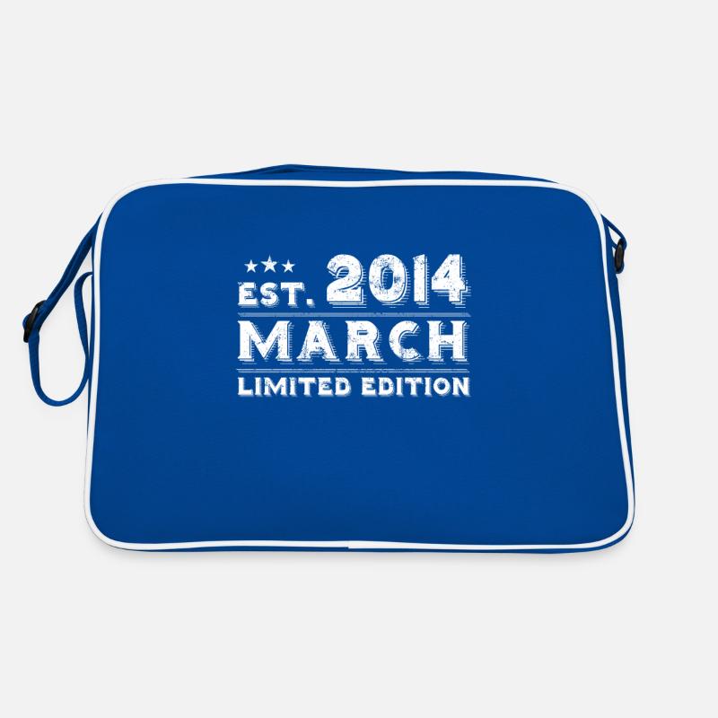 March 2014 - Geburtstag im März Retro Tasche