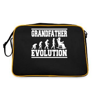 GRANDFATHER EVOLUTION Tee - Retro Tasche - Schwarz/Gold - Hinten