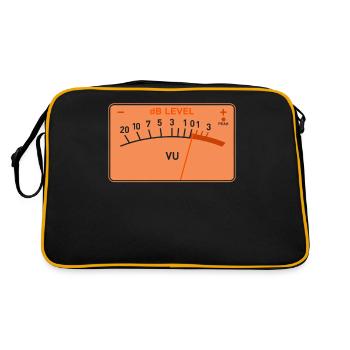 Volume Meter - Retro Bag - black/gold - Back