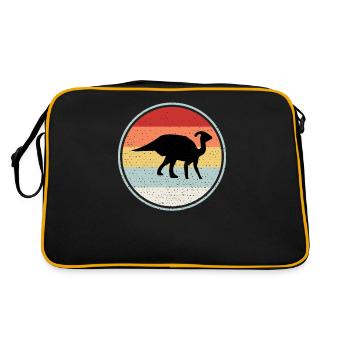 Dino - Retro Bag - black/gold - Back