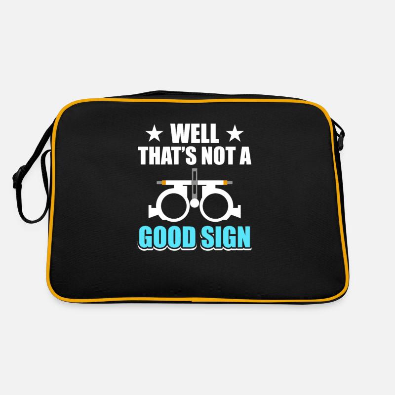 Opticien - Sac Retro - noir/or