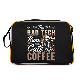 Technicien en radiologie X-ray Cool Gift - Sac Retro - noir/or - Dos