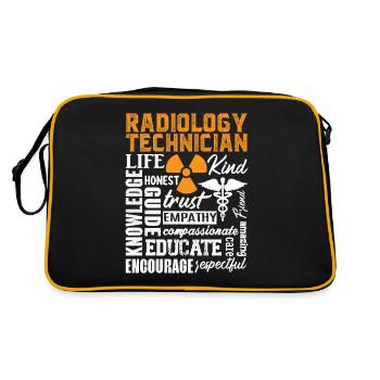 Radiology X-ray Technician Radiology Technician - Retro Bag - black/gold - Back