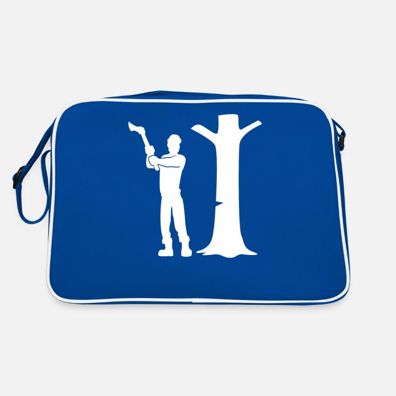 Lumberjack Profession Training Forester Gift Retro Bag