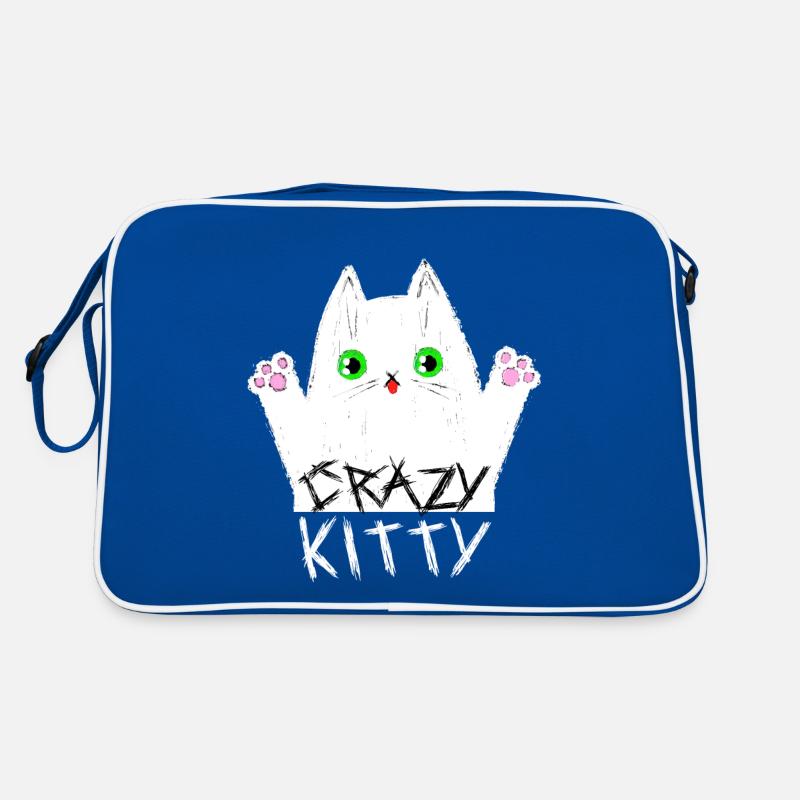 Crazy Kitty Retro Tasche