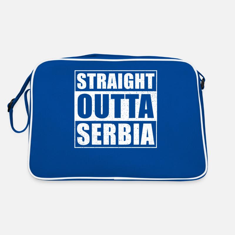 Straight outta Serbia Retro Bag