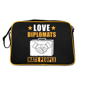 Cadeau des diplomates - Sac Retro - noir/or - Dos