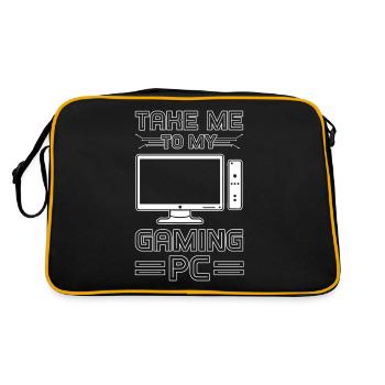 Gaming PC - Retro Bag - black/gold - Back