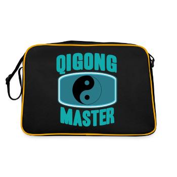 Maître de Qigong - Sac Retro - noir/or - Dos