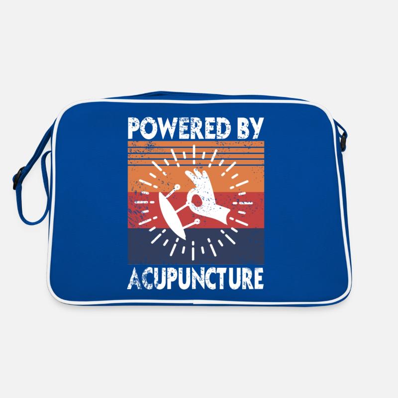 Powered By Acupuncture Retro Bag