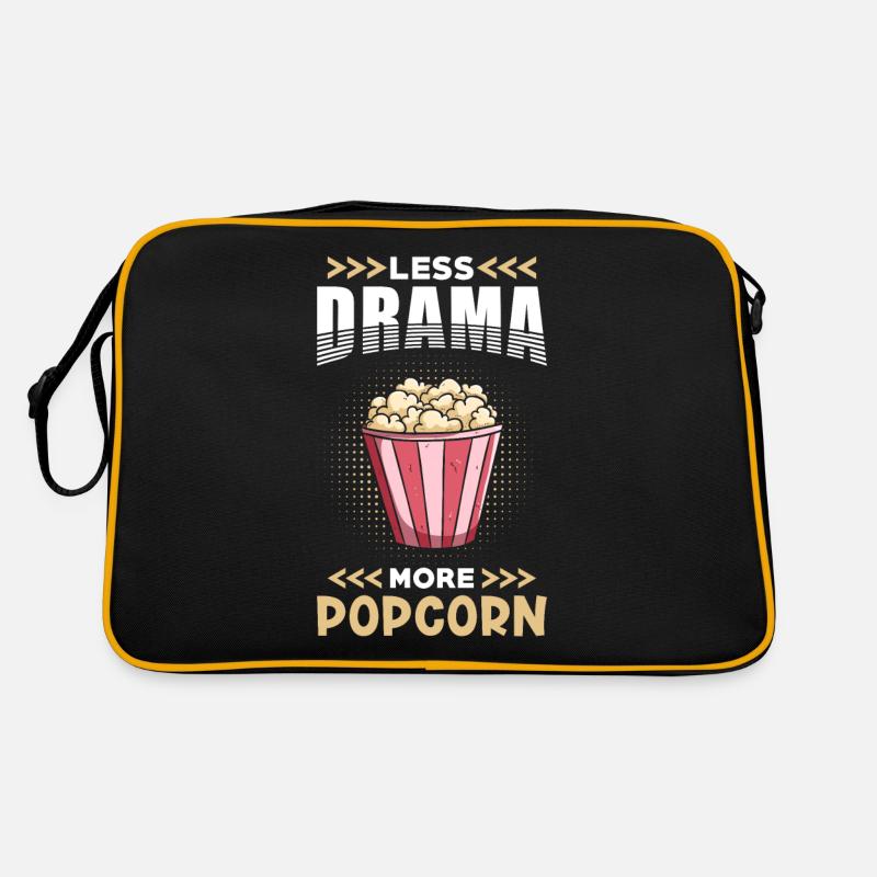 Popcorn Moins Drame plus Popcorn Sac Retro