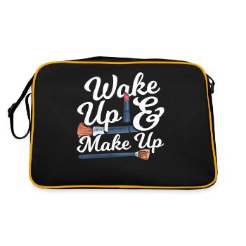 Réveillez-vous et maquilleuse maquilleuse - Sac Retro - noir/or - Dos