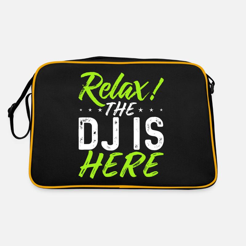 DJ Musik Techno Dance Party Geschenk Retro Tasche