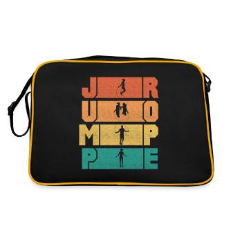 Corde à sauter Corde à sauter Corde à sauter - Sac Retro - noir/or - Dos