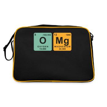 Éléments chimiques Chimiste Chimie - Sac Retro - noir/or - Dos