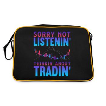 Stock Market - Retro Bag - black/gold - Back