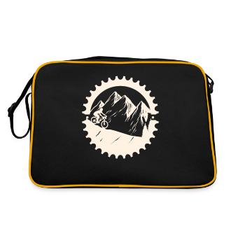 VTT VTT Vtt Vtt - VTT Trail - Sac Retro - noir/or - Dos